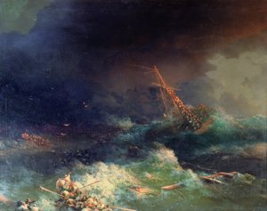 The Disaster of the Liner Ingermanland ved Skagerrake nær Norge den 30. august 1842